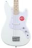 Squier Sonic Bronco Bass Arctic White Maple