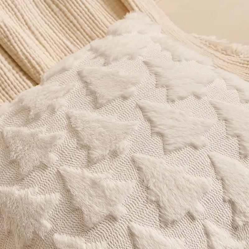 Christmas Decorative Pillow Covers Breathable Non-fading 1PC Throw Cushion Case for Couch Bed Farmhouse Xmas Home Decor