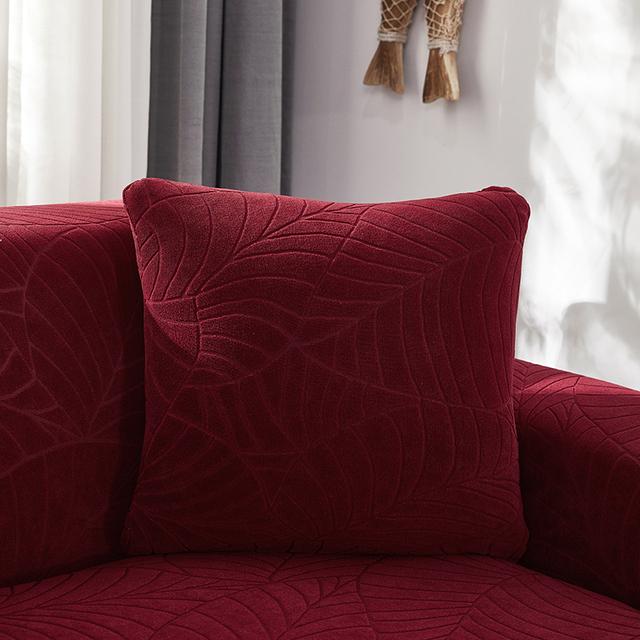2pcs Water Resistant Pillow Cover Jacquard Stretch Pillowcase 45 *45cm Throw Pillow Covers Elastic Cushion Cover