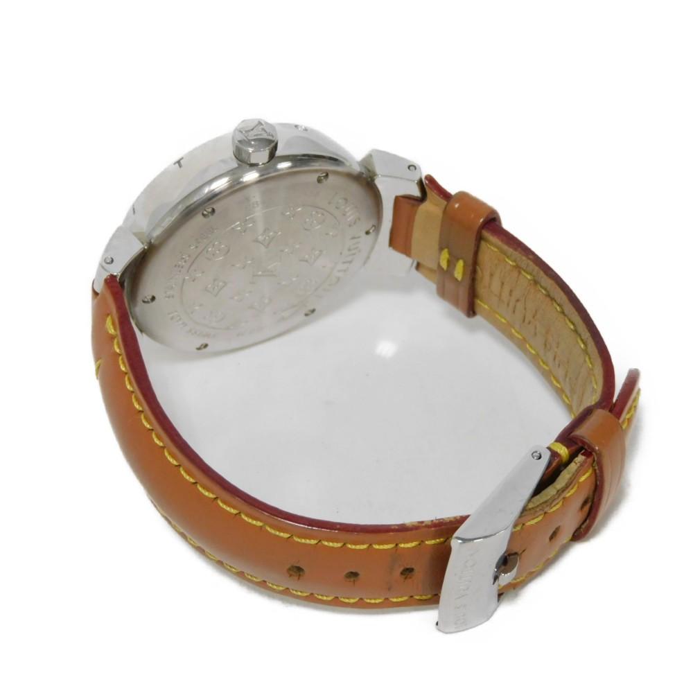Used 12564 Tambour Q13114 7975 Date Quartz Women's from Japan AUTHENTIC