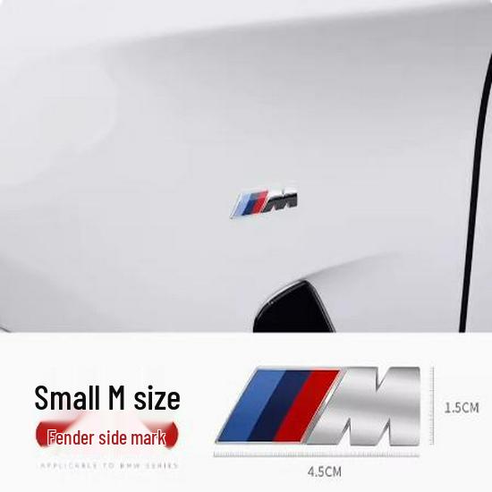 Compatible Grille & Fender Emblem for BMW 1, 3, 5 Series, X1, X2, X5, X6, M3