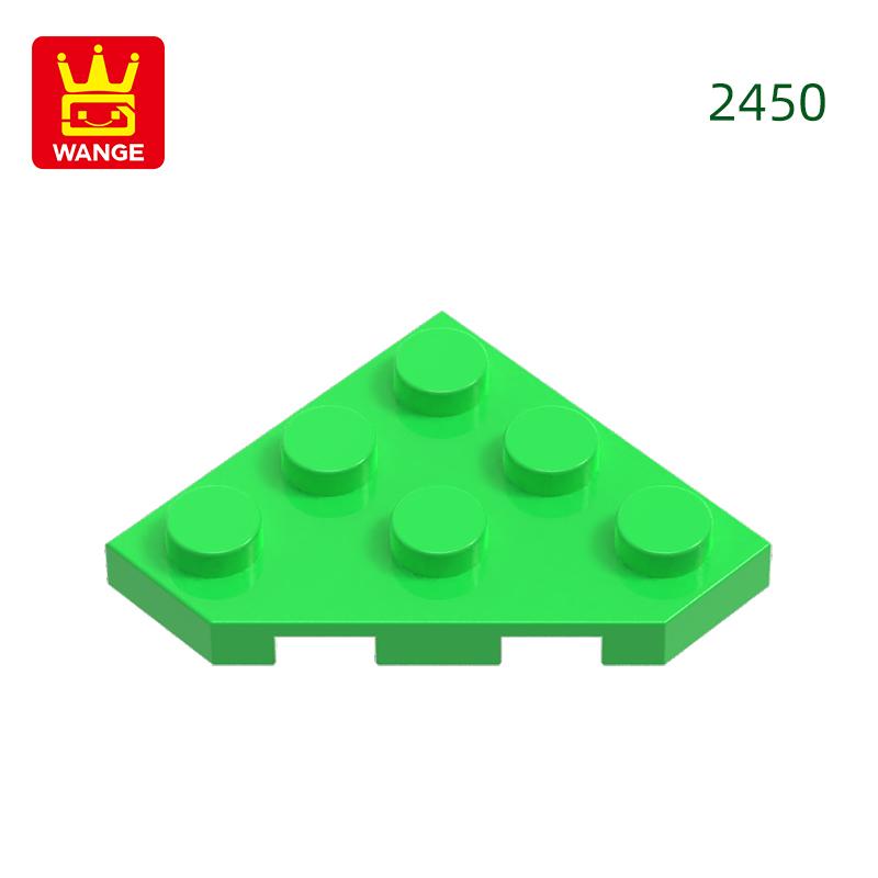 Ungiftig 100 Stück/Los 2450 3x3 Keilförmige Platten Bausteine Moc Kompatibel Mit Allen Markensteinen Kinderspielzeug Geschenkbox