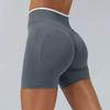 European and American Style Hot Girl Fitness Set with Peach-Shaped Butt Design, Yoga Set for Women with Chest Pads, Sports Bra, High-Waisted Shorts