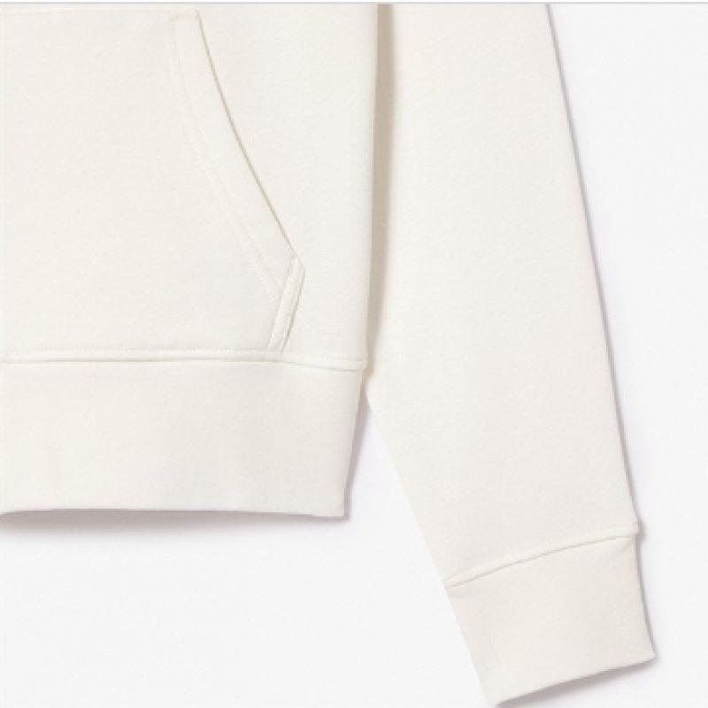 Lacoste Women S eSSenTialS Hooded Zip Up T ShirT Sf9213 54n 70v