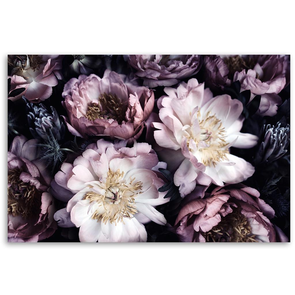 Canvas Print Bouquet of Flowers Vintage Garden