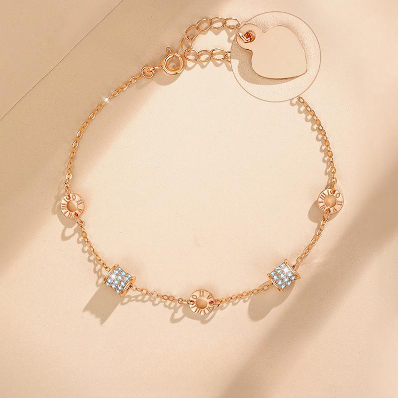 Roman Numerals Small Waist Bracelet Women's Fashion Light Luxury Ins Style Niche High-end Bracelet