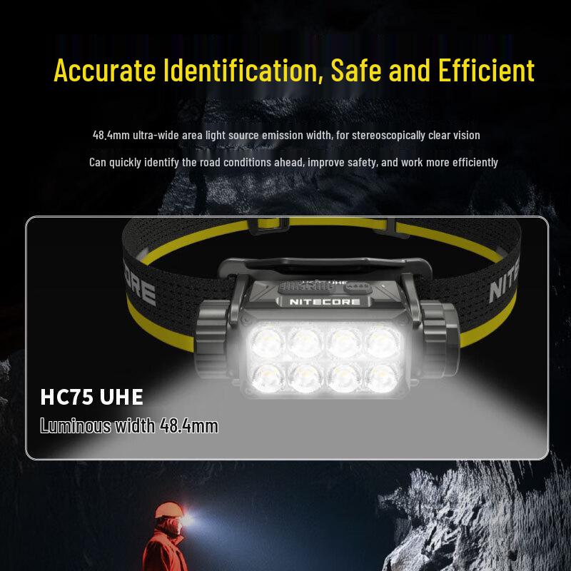 Nitecore HC75 UHE Rechargeable Headlamp