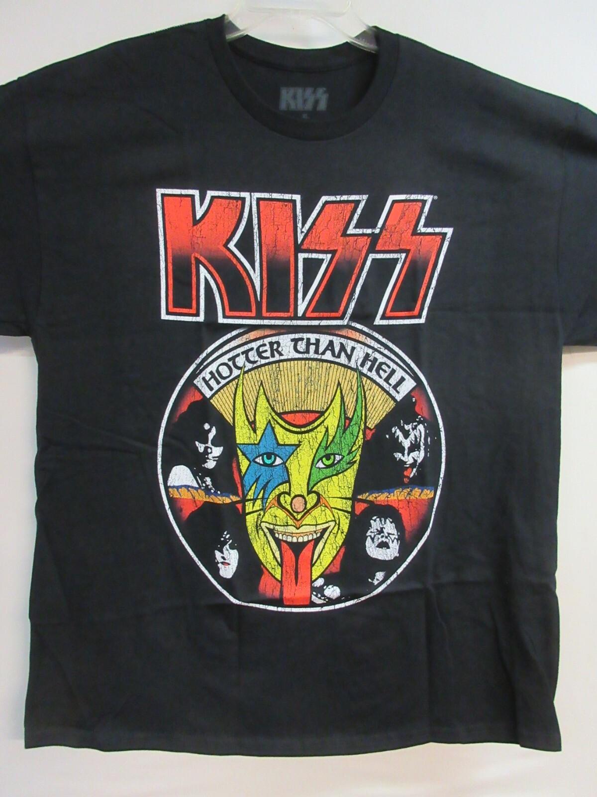 KISS OFFICIAL MERCH HOTTER THAN HELL 2022 BAND CONCERT MUSIC T- LARGE Unisex T-Shirt S