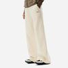 Li Ning Fitness Series Warm Fleece Fashion Wide Leg Mid Waist Casual Knitted Sports Pants Women Pants AKLV972-5