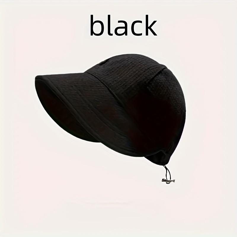 Pălărie de soare cu boruri largi pentru femei, protecție UV UPF, șnur reglabil, pliabilă cu potrivire elastică, pentru drumeții, pescuit, plajă în aer liber, pescuit