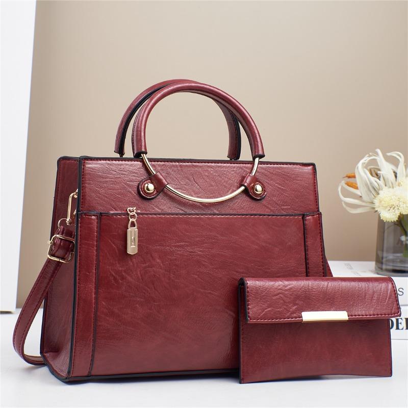 Women's Bag Handbag Mother and Child Bag Textured Shoulder Messenger Bag Women's Bag Quality Hot Sale
