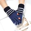 Protection Ladies Winter Accessories Show Two Fingers Korean Style Mittens Women's Knitted Gloves