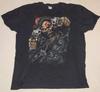 Five Finger Death Punch Men T-Shirt XL Black Tour 2018 Skeleton Graphic 2 GUNS