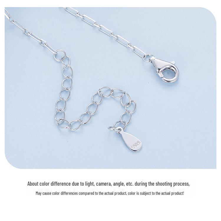 Avle Universe Star Necklace - S925 Sterling Silver with Platinum Plating, All-Match Jewelry for Women (BSN292)