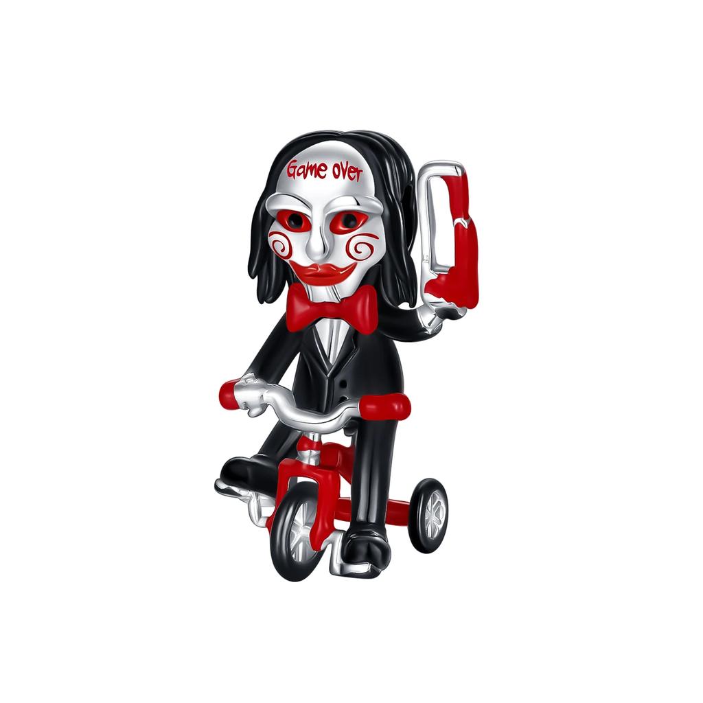 Halloween Copper Skull Charm Luminous Pumpkin Bat Ghost Coffin Bead Pendant Necklace Bracelet Diy Jewelry Gift