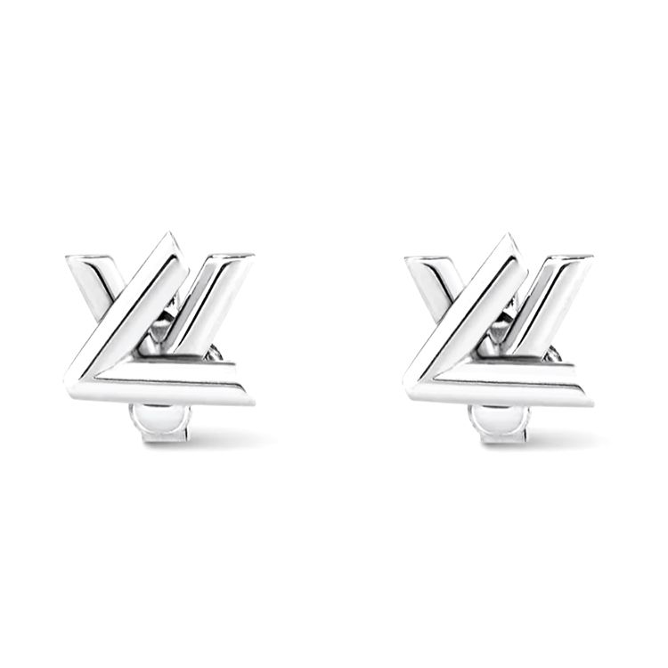 

Louis Vuitton Go-14 Logo Metal Stud Earrings Women earrings Silver M01870 Basic Packaging-Dust Bag+Box