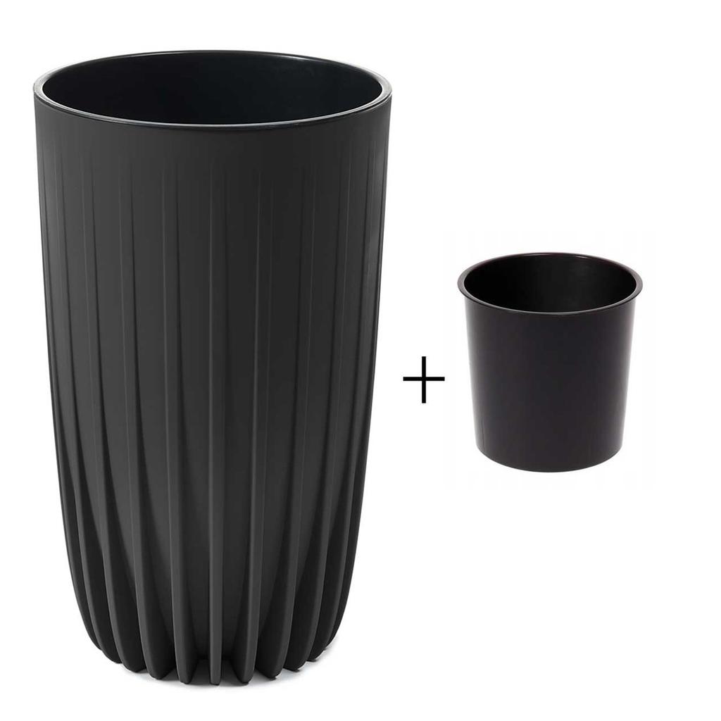 Donica Stripped Wysoka Eco Recykling