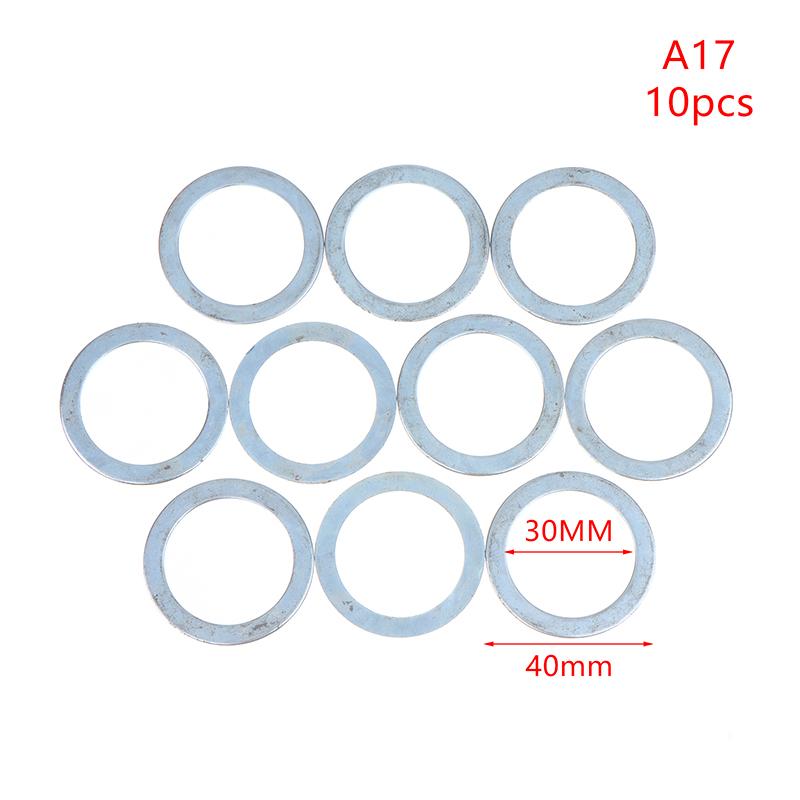 Circular Saw Blade Reducing Conversion Rings 10Pcs 10-32mm Easy Install Adapters for Angle Grinder Cutting Disc Carpenter Woodworking Tools