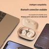 Bone Conduction Wireless Bluetooth Earbuds with Digital Display & Touch Control