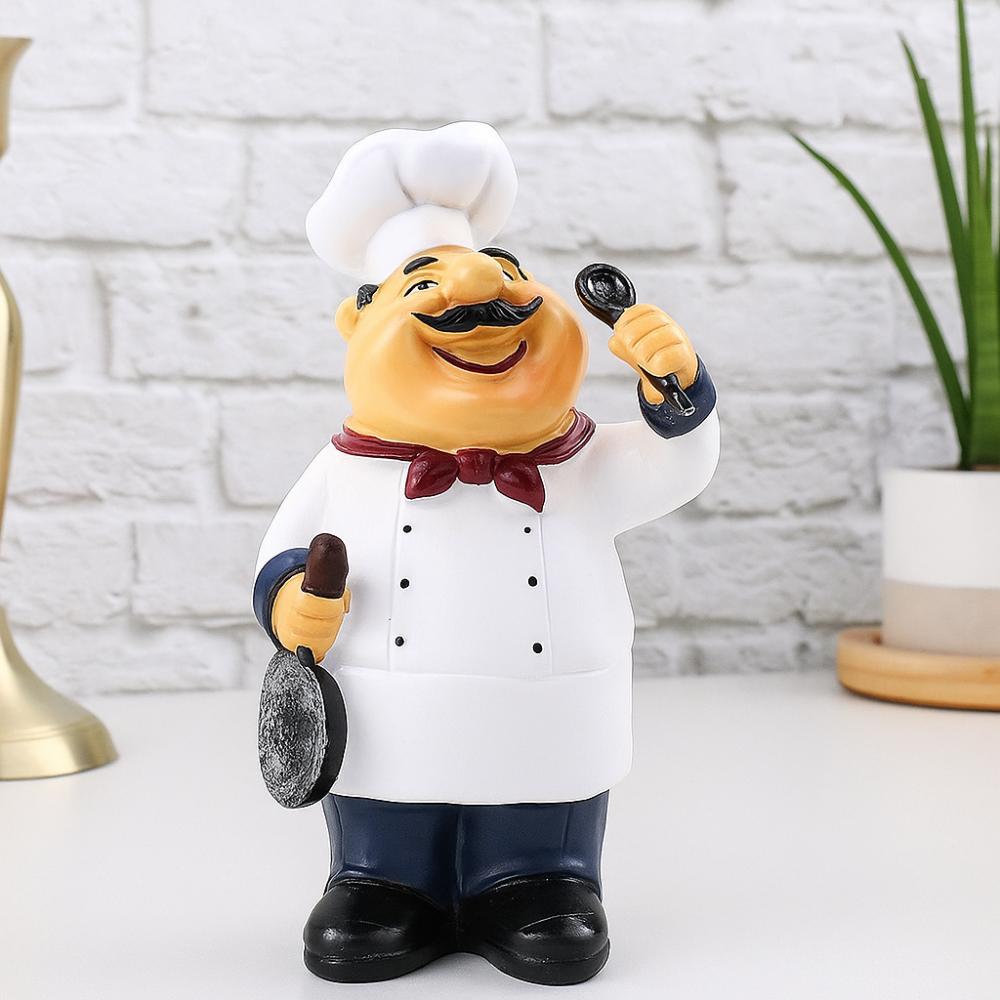 Handicraft Farmhouse Cake Shop Decor Simulated Chef Resin Figurines  Bakers Food Lovers