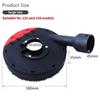 ABIY Universal Dust Cover Universal Surface Grinding Dust Cover Dust Collection 125-150Mm