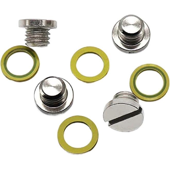 Car Repair Parts 2 PCS Marine Drain Plug Screw Kits 10-79953Q2 for Mercury MERCRUISER Replaces 10-79953A2 18-2244 22420 10-79953Q04 Easy Maintenance