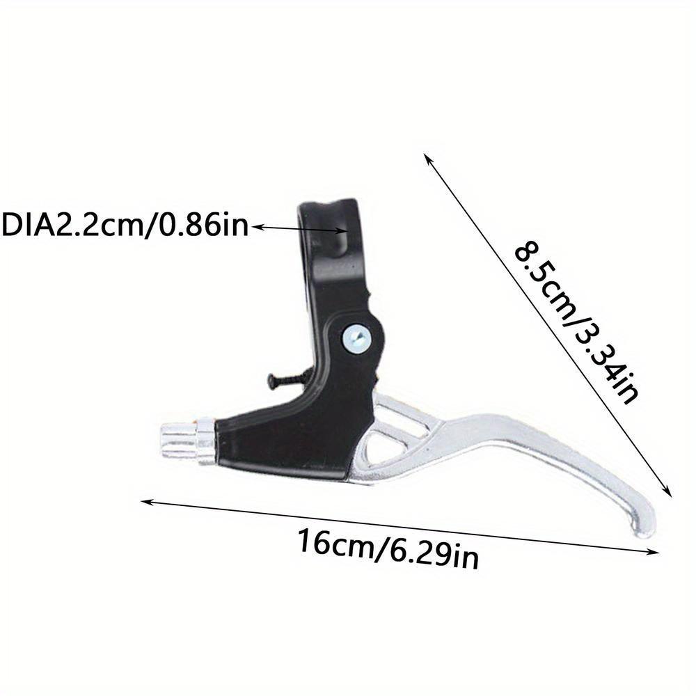 1pc Bike Brake Handle Sturdy Bicycles Brake Handle Handlebar Brake Lever Ergonomic Brake Lever Handle Bicycles Replacement Parts Burgundy