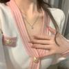 High-end V-neck Fashion Knitted Dress Women's Early Autumn New Temperament Niche Design Hip Skirt