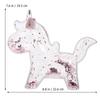 Unicorn Money Bank Piggy Children Saving Pot Coin Storage Jar Transparent Plastic Cartoon Adorable for Kids Coins