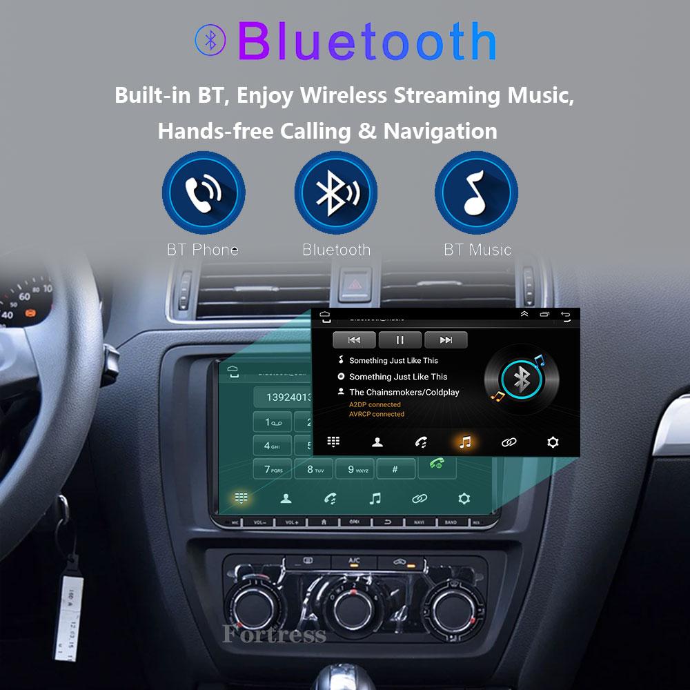 For VW Volkswagen Skoda Octavia Golf 5 6 Touran Passat B6 Polo Jetta 9 Inch Android13 Car Radio GPS 2Din Multimedia Player Wifi