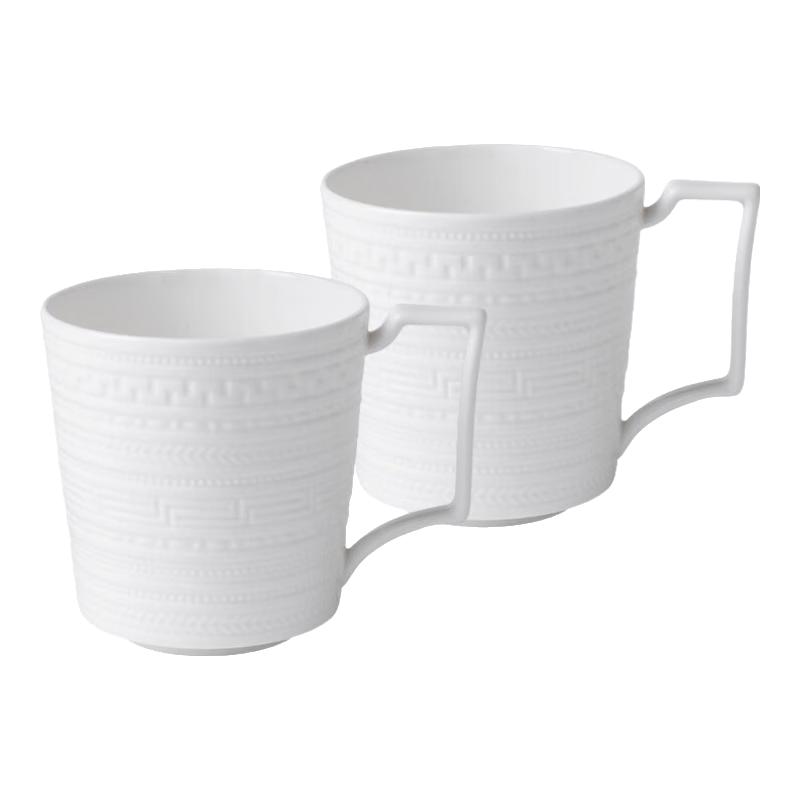 Набор из 4-х кружек Wedgwood из костяного фарфора с итальянским рельефом