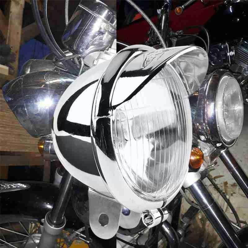 Motorcycle Front Auxiliary Lamp GN125 Side Lamp Accessories Gene Lamp Fog Lamp Retro Auxiliary Headlight 12V External 10W B K1U9