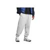 Under Armour Rival Fleece Puddle Pants Fashion Comfortable Soft Skin-Friendly Solid Color Cuffed Casual Pants Men pants White Gray 1383097-011