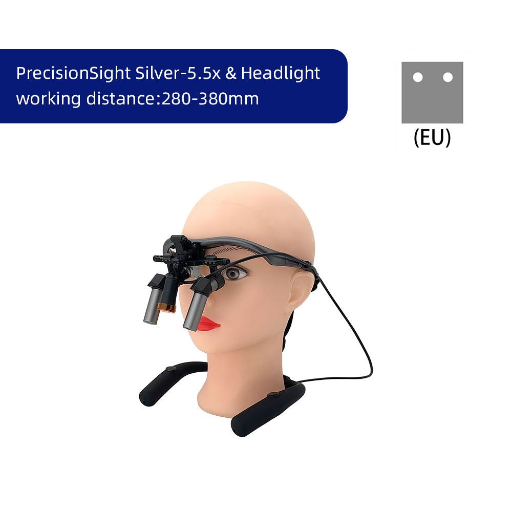 3.5X/4.5/5.5X/6.5X Dental Loupes Headlight Set Wearing Glasses Magnifying The Mirror Oral Glass Surgery Hd Led Equipment