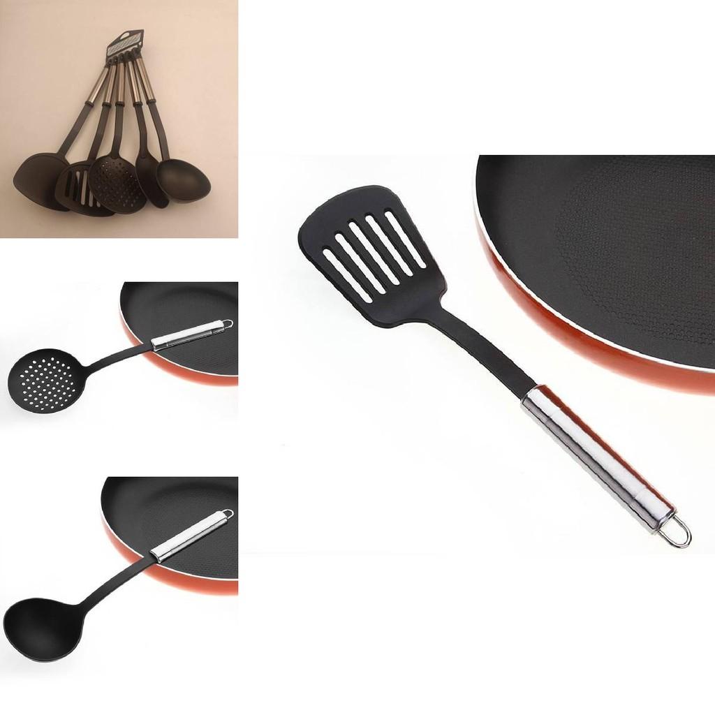 Modern Minimalist Nylon Cooking Utensils With Pp Handles For Home Kitchen Use