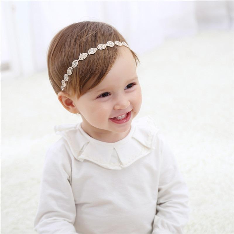 Korean-Style Newborn Headbands Set - Cute Floral Princess Hair Hoop for Baby Girls, Soft & Comfortable, Perfect for Photo Shoots
