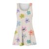 Women's Summer Floral High Waist Bohemian Dress Casual Hawaiian Flowing V Neck Holiday Dress