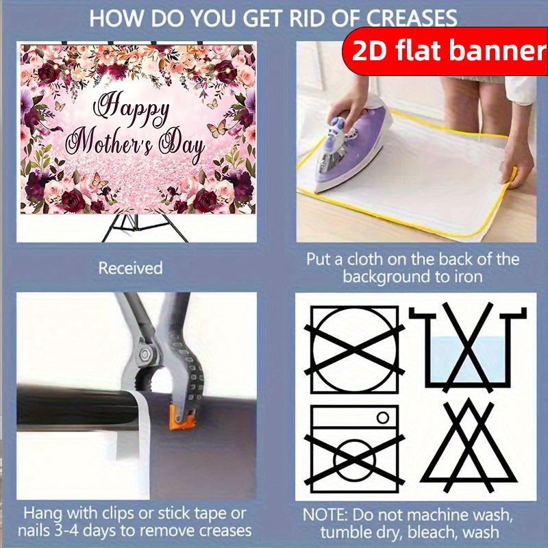 1 PC Happy Mother's Day banner, making background decoration banners and background fabrics for parties