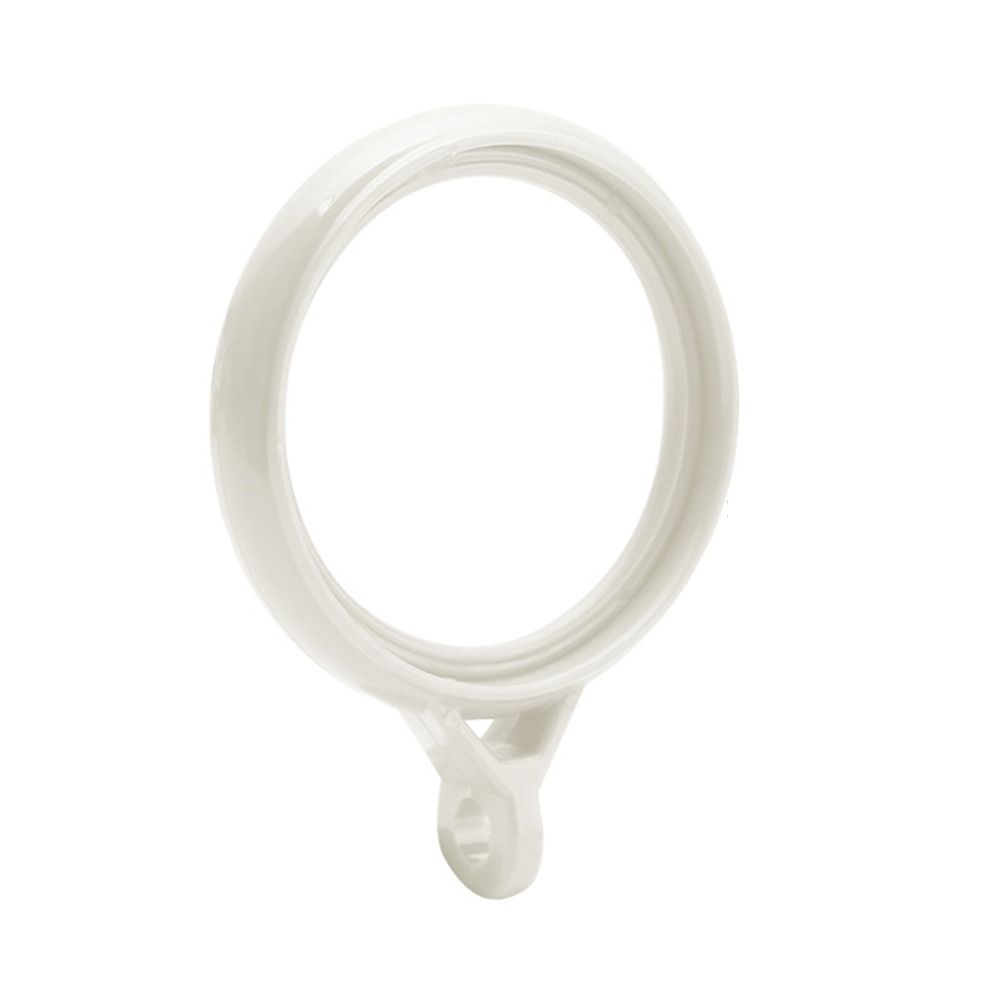 

Однотонные подвесные кольца Бесшумные клипсы для римских штор Аксессуары для штор Кольца для штор белый