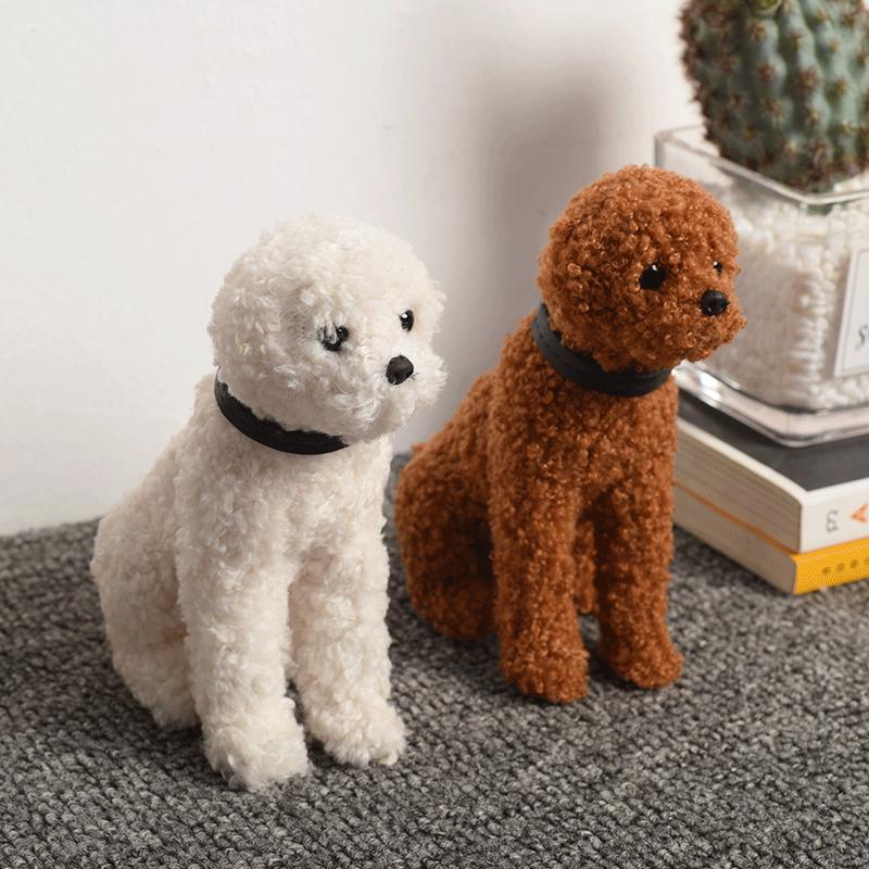 Teddy Dog Desktop Ornament: Creative Indoor Decoration and Cute Gift