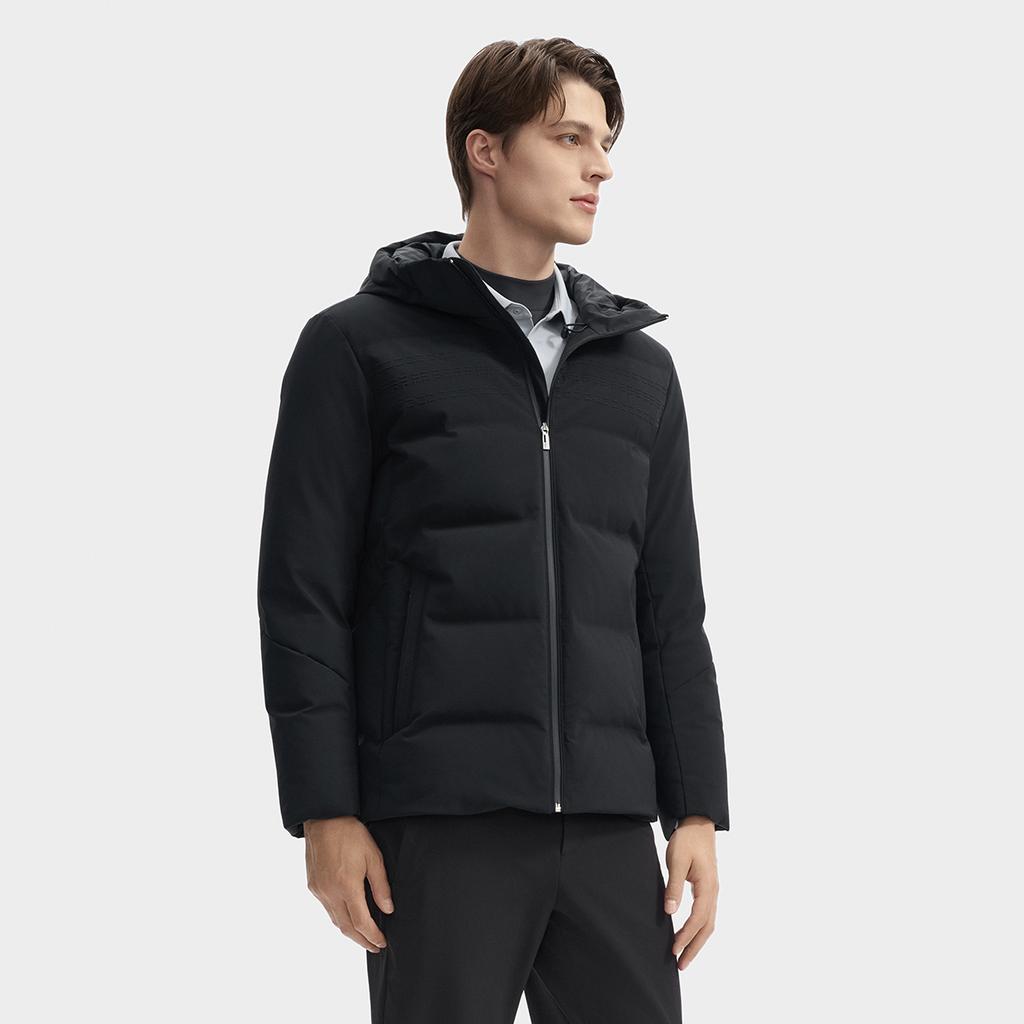FILA BLUE Down Jacket Men's Jet Black F11M442904FBK