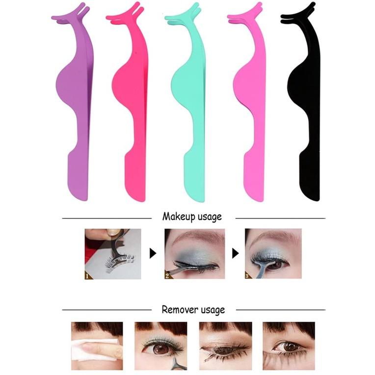 Grafted False Eyelashes Stainless Steel Elbow Forceps