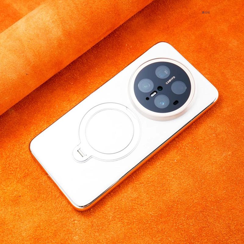 Applicable Huawei Mate70pro Mobile Phone Case New Bracket Rotating Magnetic Suction M60 Internet Celebrity 70 Internet Celebrity Male Leather Case