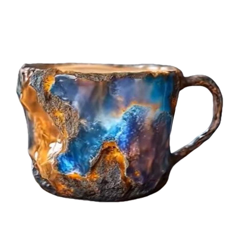Tasse à café translucide en cristal minéral de luxe élégante de 200 ml pour la maison ou le bureau