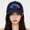 Preppy Style Koreanische Bestickte Buchstaben Baseballkappen Neue Herren Damen Sonnenschutz Persönlich Vielseitig Farbblock Mode Schirmmützen