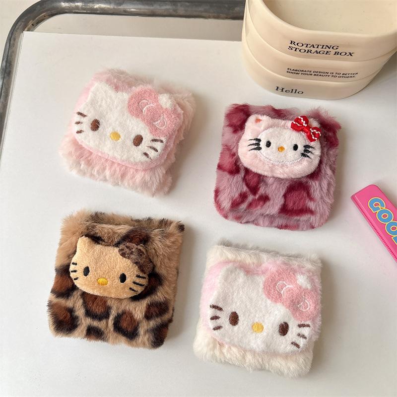 Phone Cases Samsung, Cute Plush KT Cat Phone Cases for Foldable Phones