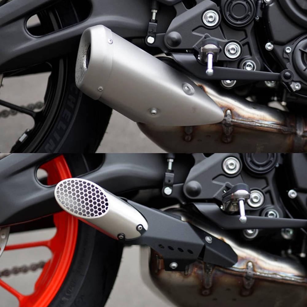 For YAMAHA MT07 FZ07 MT-07 MT 07 FZ-07 FZ 07 2013- 2014 2015 2016 2017 Motorcycle Exhaust Pipe Muffler Cover