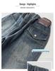 Boys' Trendy Soft Denim Jeans - 2025 Spring/Autumn Straight-Leg Loose Pants, Korean Style Children's Trousers.