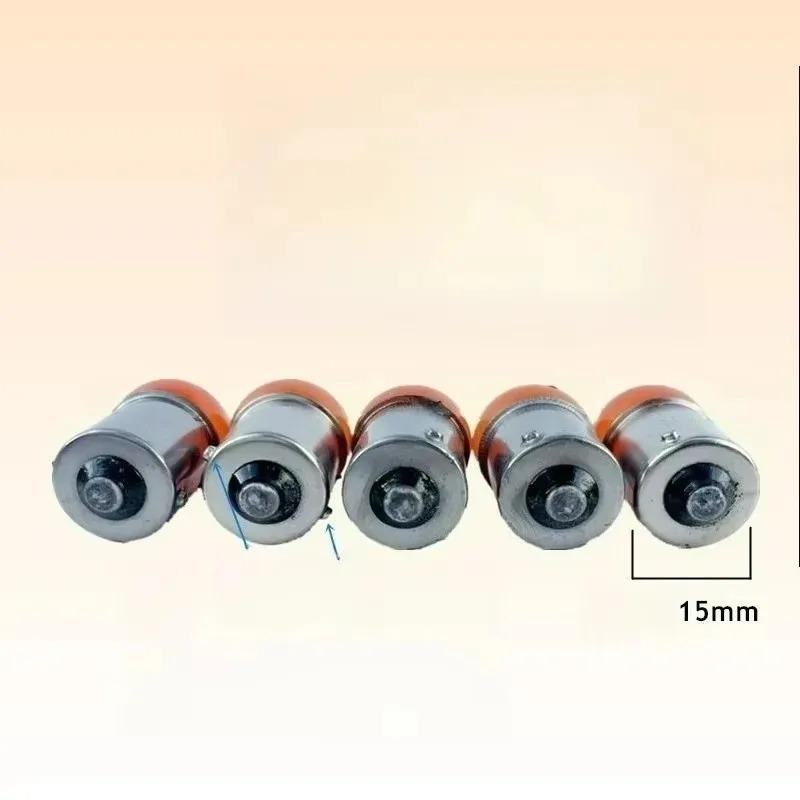 High Quality 12V 10W Turn Signals Light Bulb Orange for Motor ATV Motorbike Scooter 10pcs Motorcycle Replace Lamp