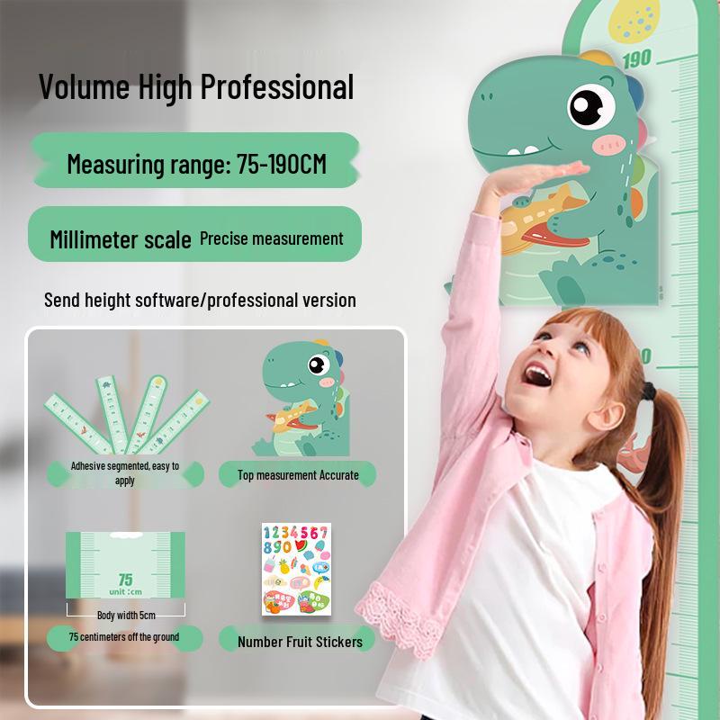 3D Giraffe EVA Magnetic Height Chart for Children's Room